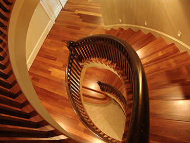 Exotic Staircase Hardwood Flooring